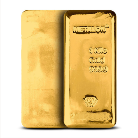 1 Kilo Metalor Gold Bar
